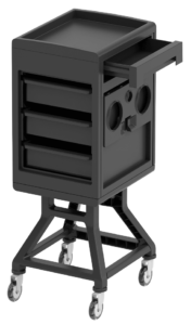 Carrello parrucchieri in plastica
